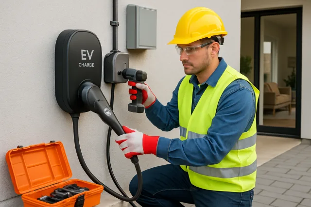 EV home charging setup