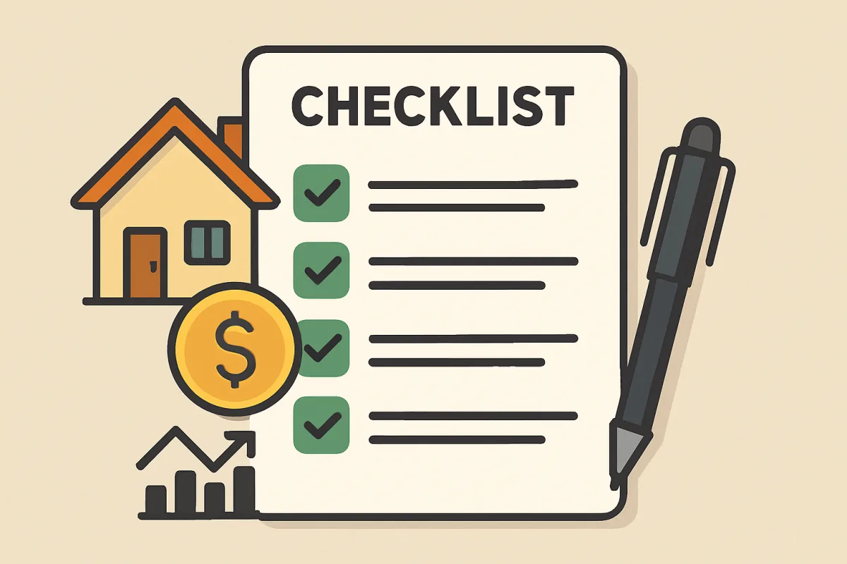 Finance Checklist for First Home