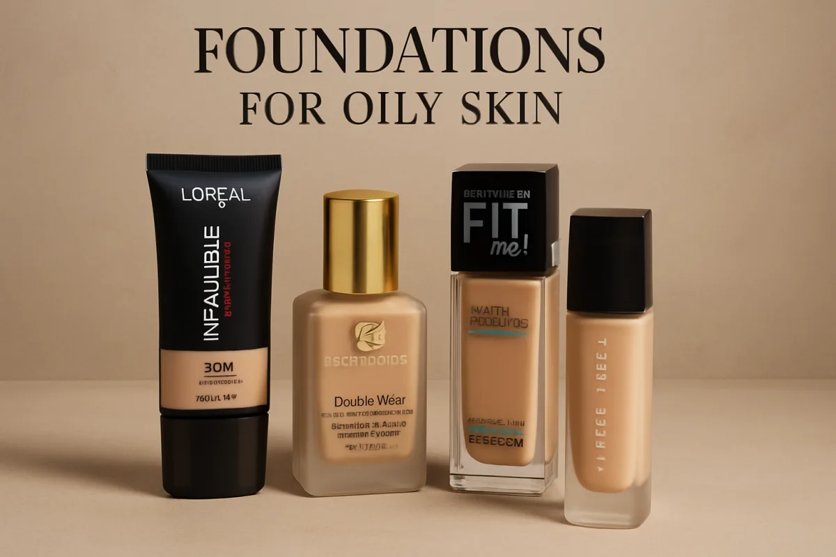 Foundations for oily skin selection