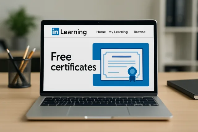 Free Certificates On LinkedIn