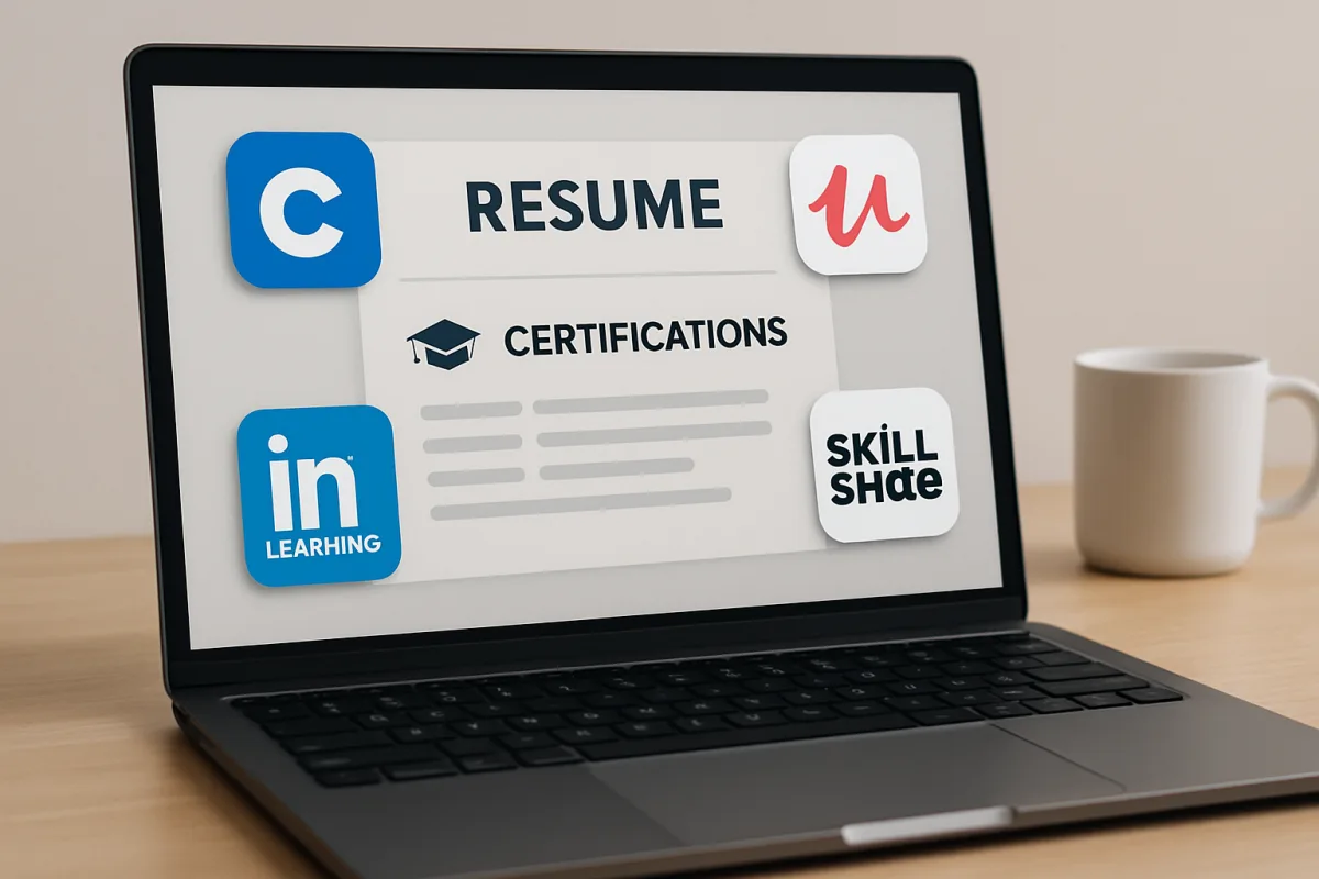 Free Resume Certifications overview