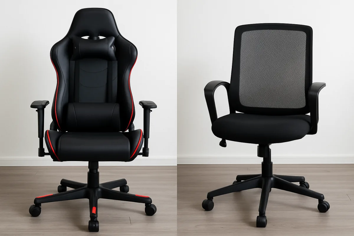 Comparison of Gaming Chair vs Office Chair