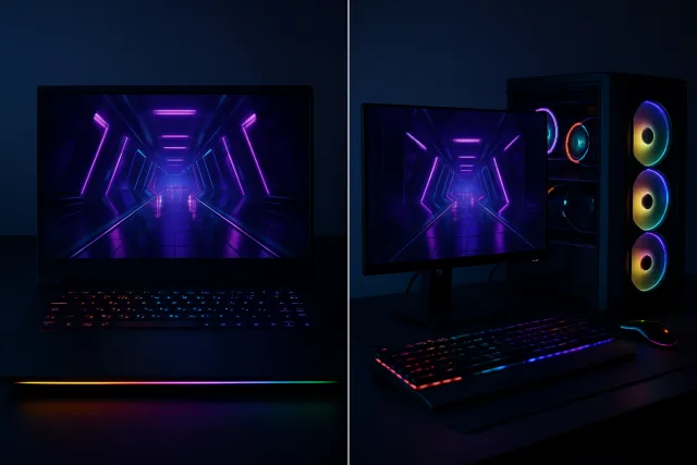 Comparison of Gaming Laptops vs Gaming Desktops