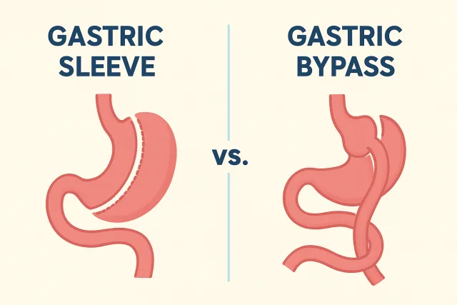 Comparison of Gastric Sleeve and Gastric Bypass surgeries