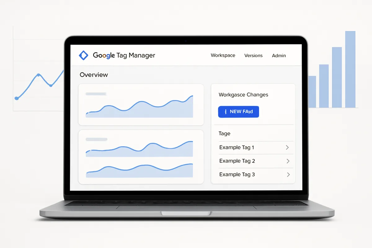 Google Tag Manager interface for beginners