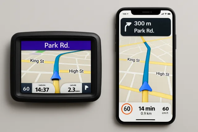 Comparison of GPS Units vs Phone Navigation