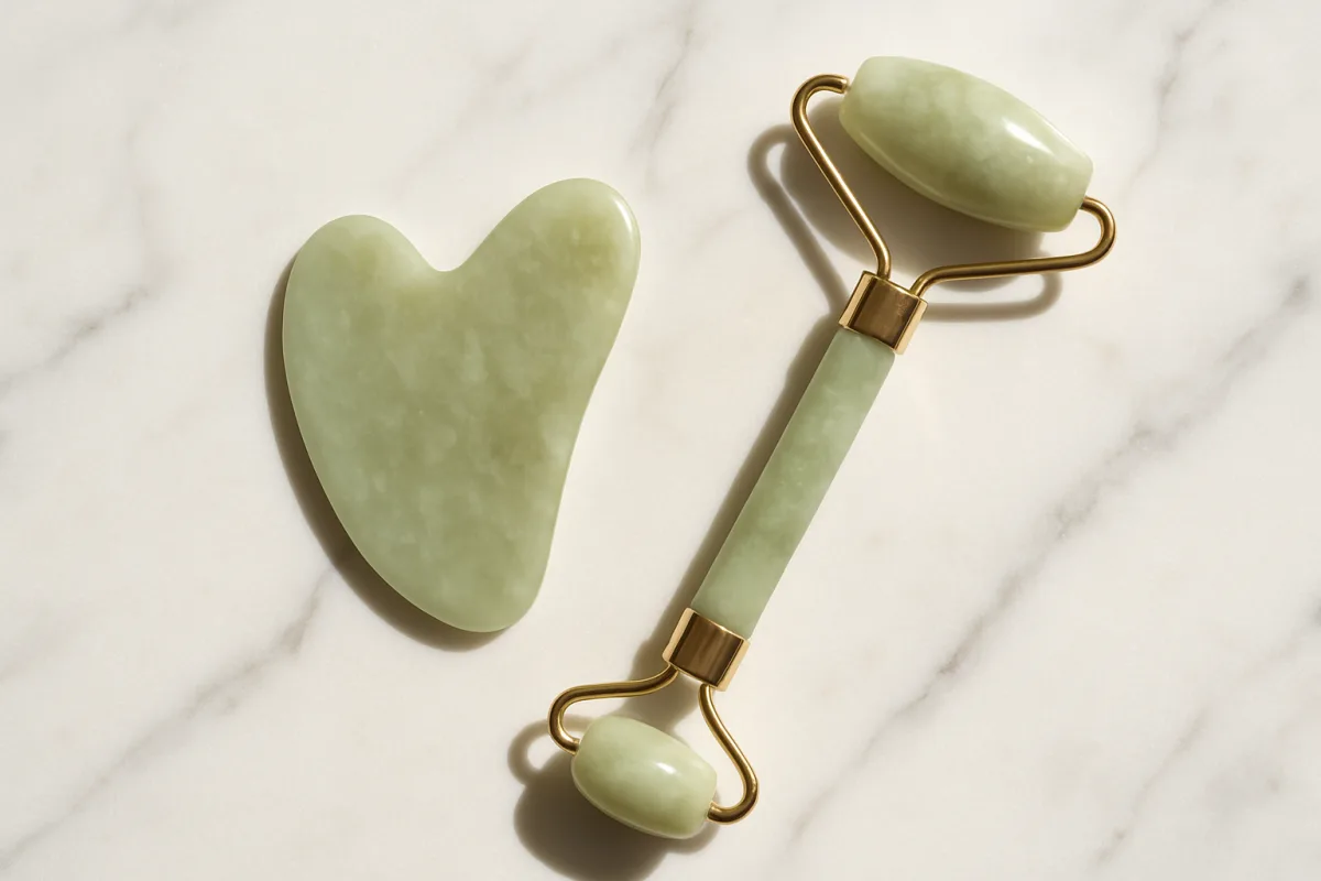 Gua Sha and Jade Roller tools for skincare benefits
