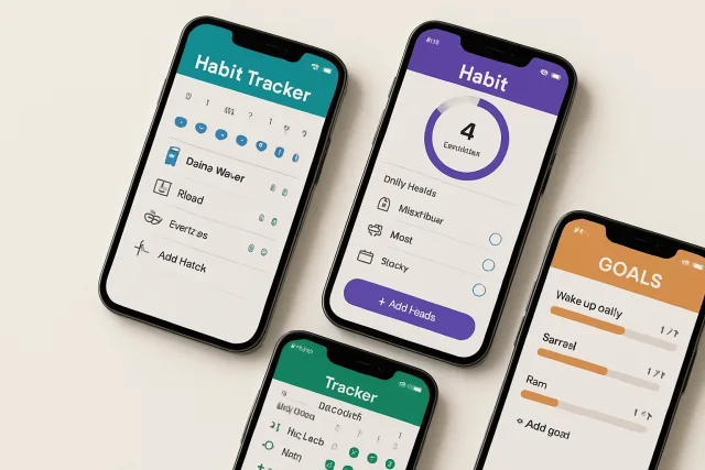 Habit tracking apps for personal goal setting
