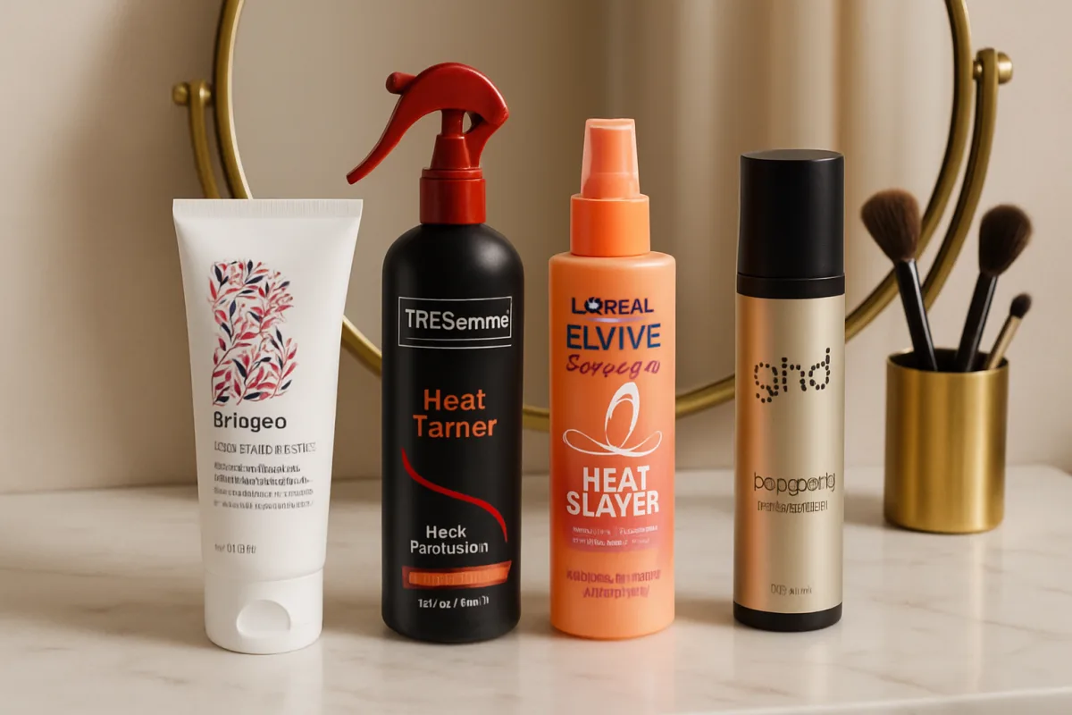 Heat protectants for hair care