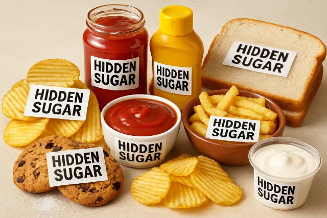 hidden sugar in everyday foods