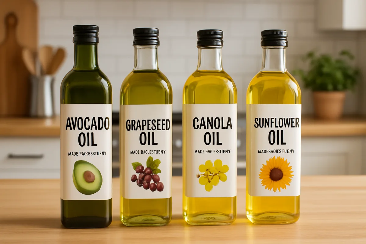 High smoke point cooking oils