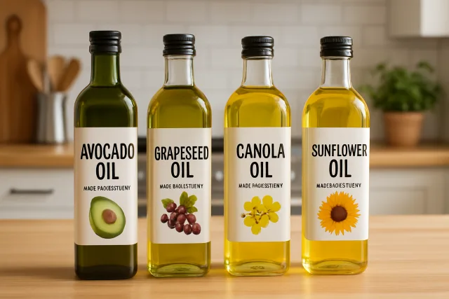 High smoke point cooking oils