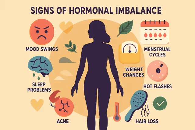 Signs of hormonal imbalance in women