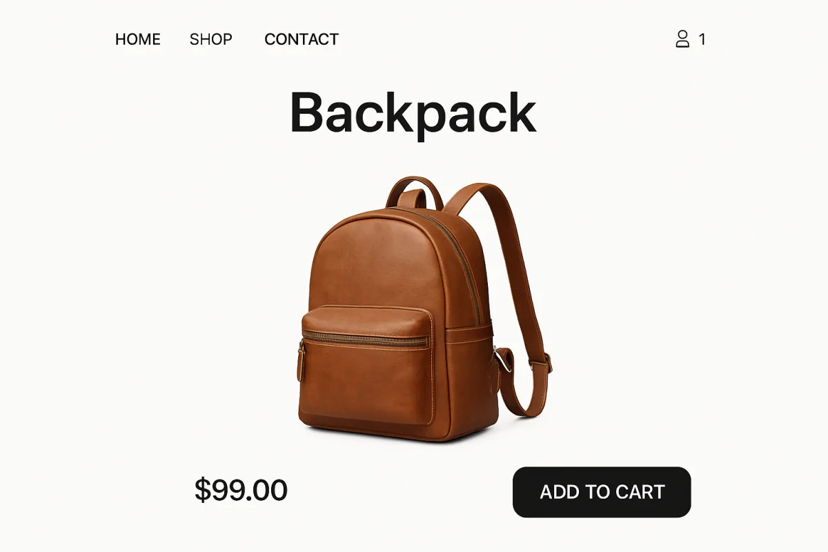 Build a one product store