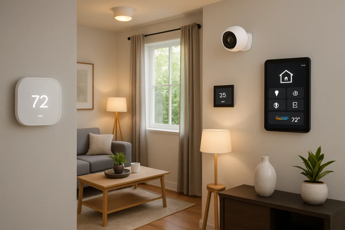 Building a smart home with integrated smart devices
