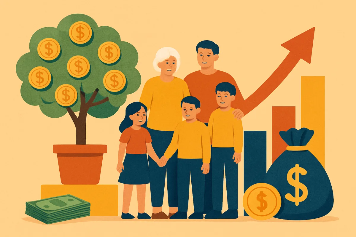 Building generational wealth through financial planning and investment