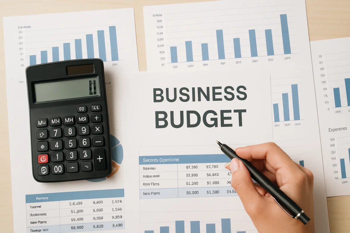 business budget planning session