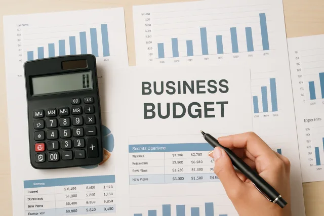 business budget planning session