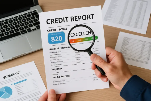 Dispute a credit report error