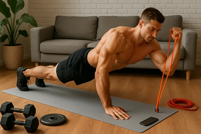 Gaining muscle without a gym through bodyweight exercises