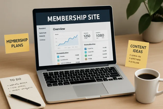 launch a membership site