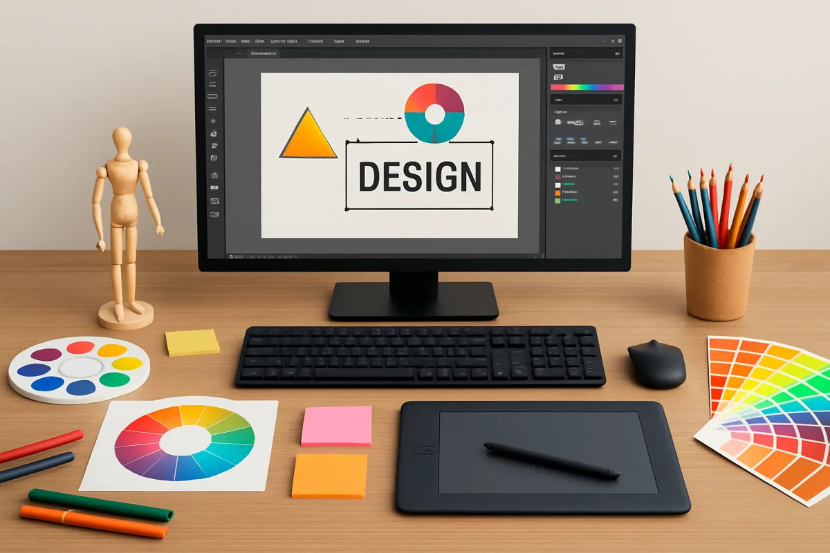 Learning graphic design online with tools and resources