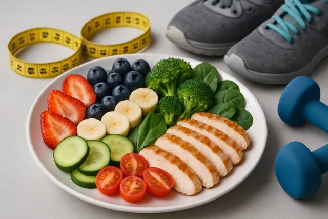 Healthy meal for losing belly fat