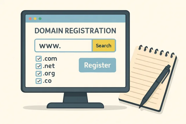 Domain registration process