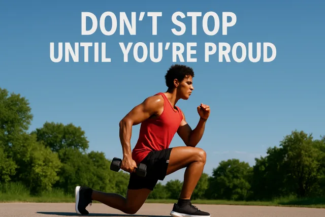 Stay consistent with fitness