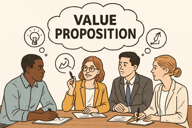 value proposition concept illustration
