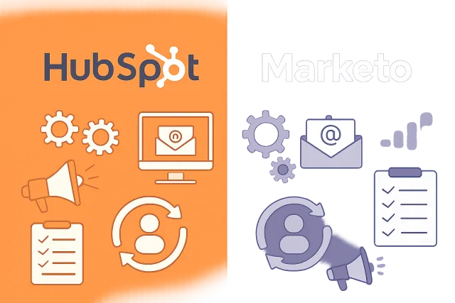 HubSpot vs Marketo marketing automation platforms comparison