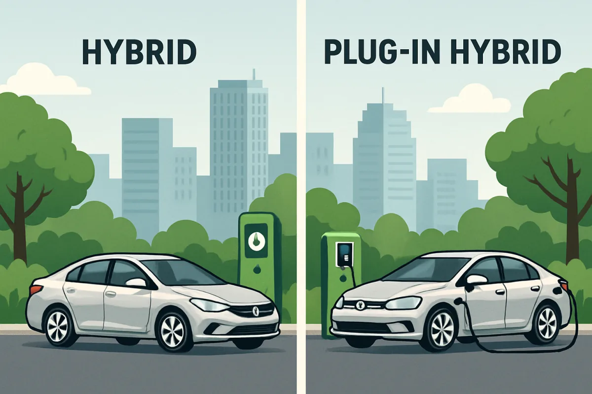 Comparison of hybrid and plug-in hybrid cars in an urban environment