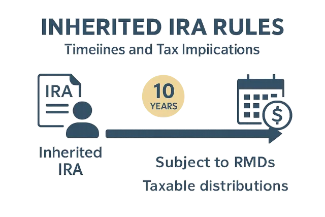 Inherited IRA Rules Infographic