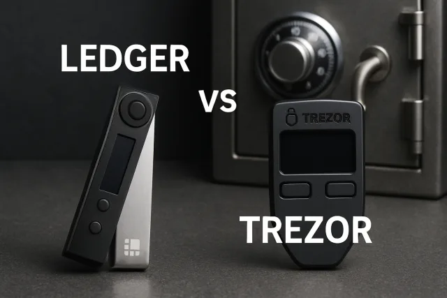 Comparison of Ledger and Trezor hardware wallets