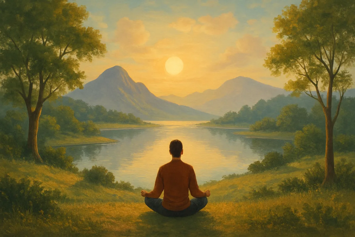 Living with intention and mindfulness in a serene setting