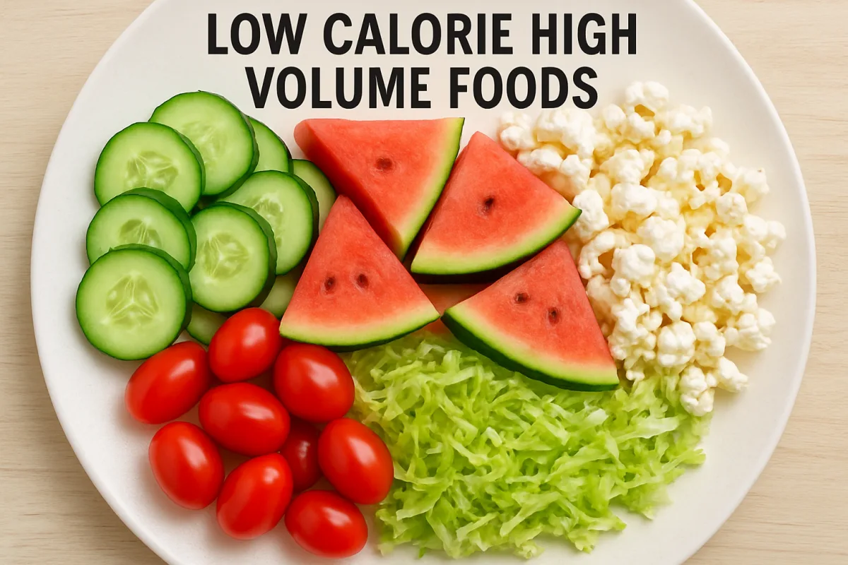 Low Calorie High Volume Foods