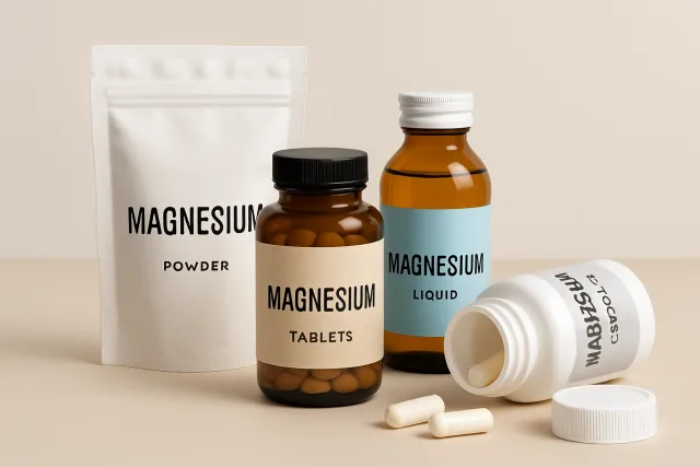Different types of magnesium supplements