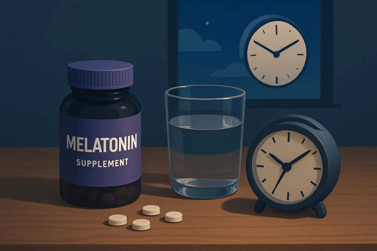 Melatonin dosage and sleep aid supplements