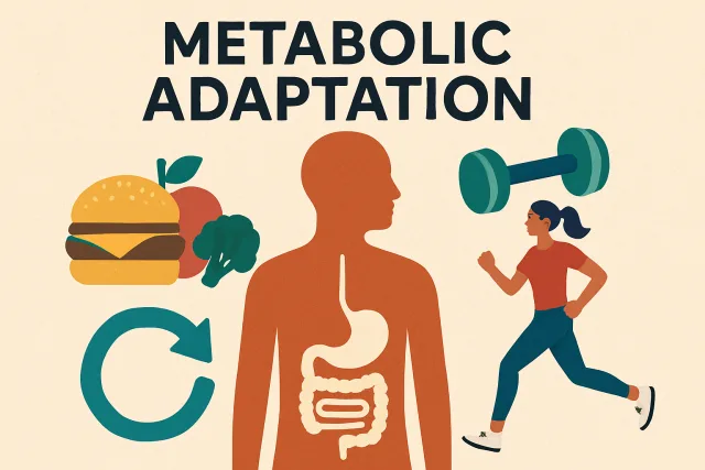 Illustration of metabolic adaptation in weight loss