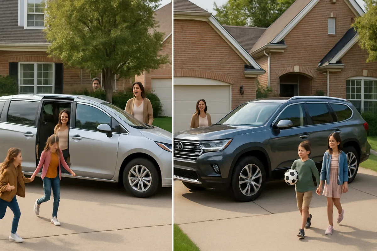 Minivan vs 3-Row SUV comparison