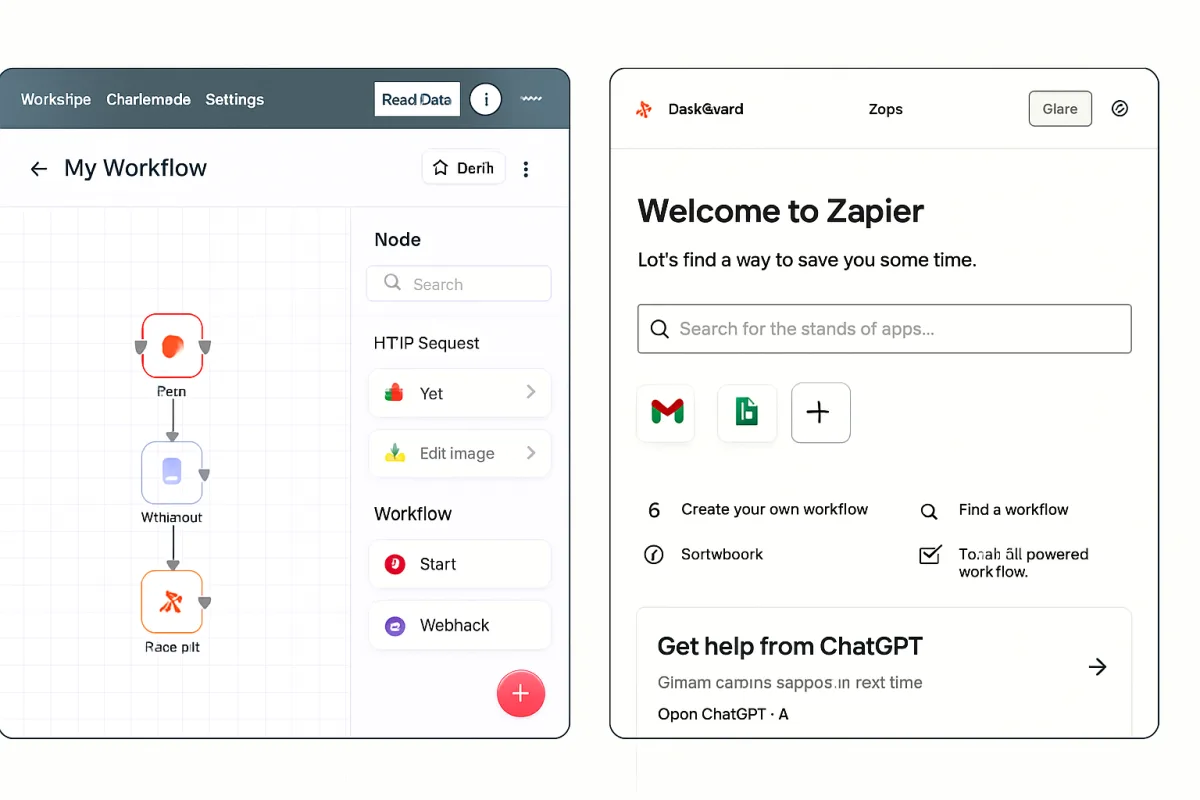 n8n vs Zapier for AI Workflows comparison