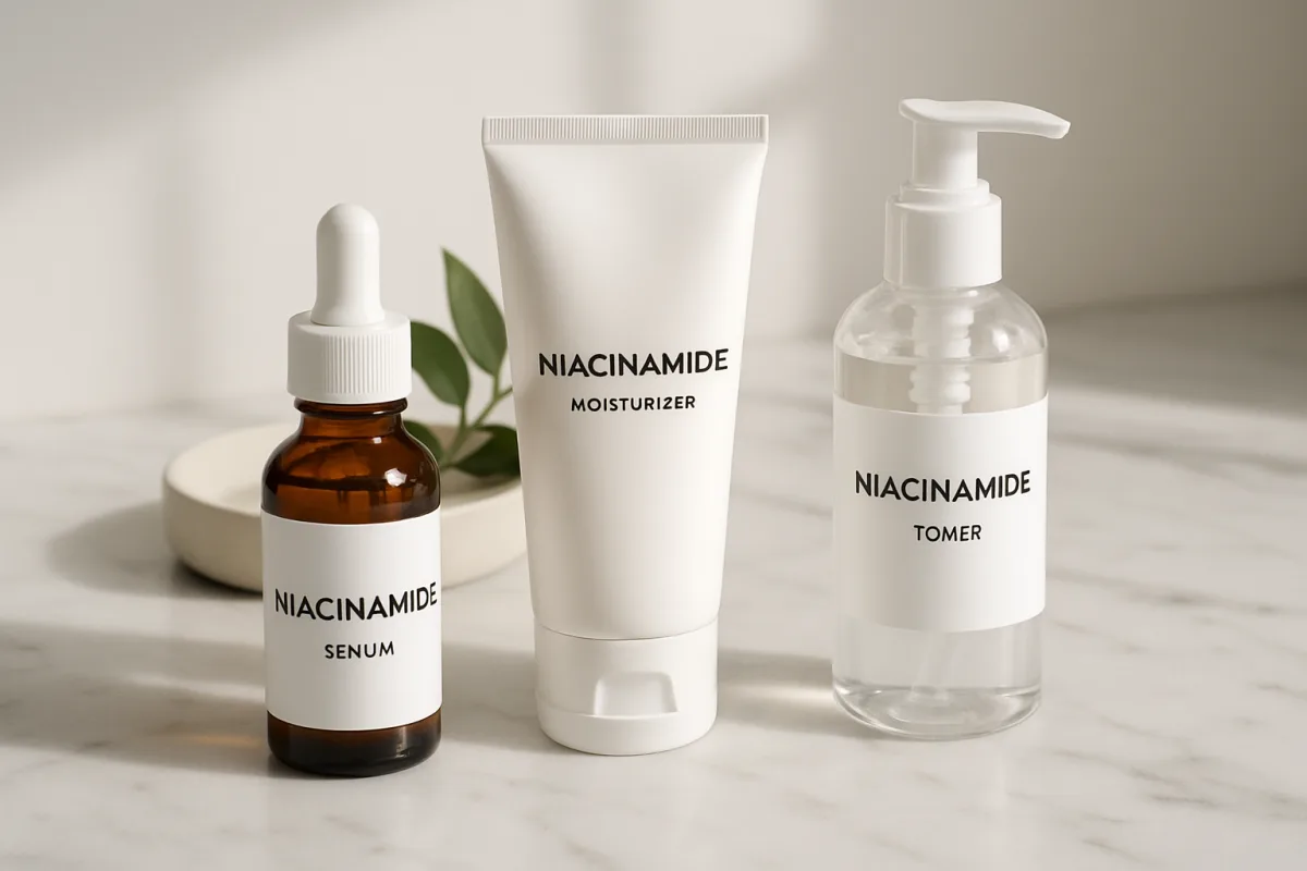 Niacinamide skincare products comparison