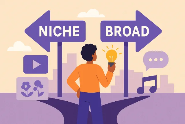 Niche Down or Stay Broad Strategy in the Creator Economy