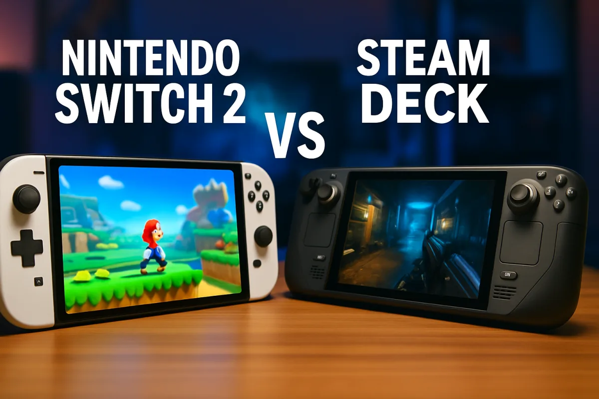 Comparison of Nintendo Switch 2 vs Steam Deck