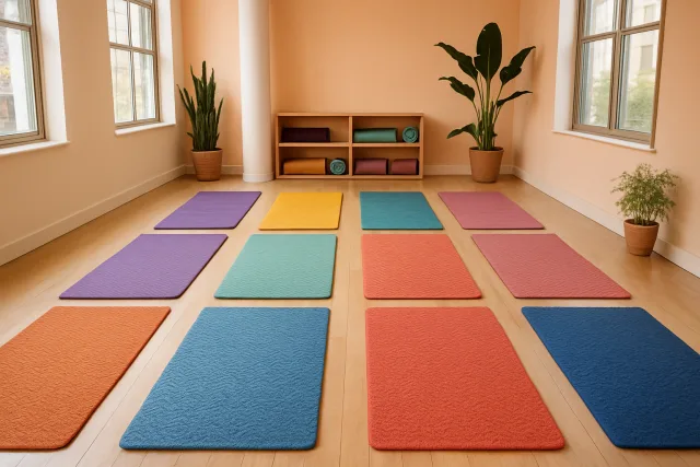 Non-Slip Hot Yoga Mats for yoga practice