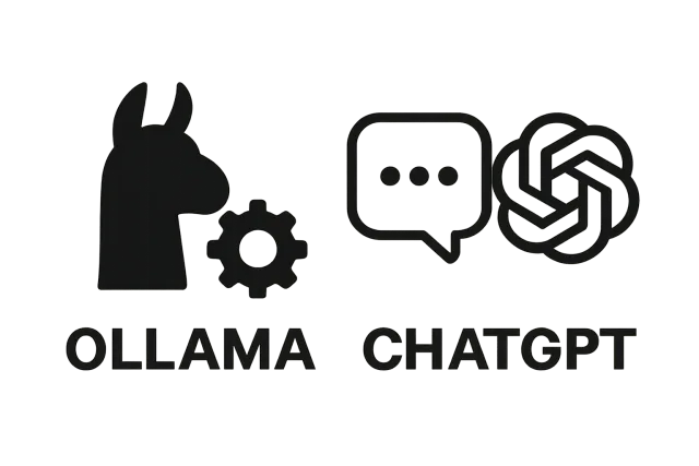Ollama vs ChatGPT comparison image