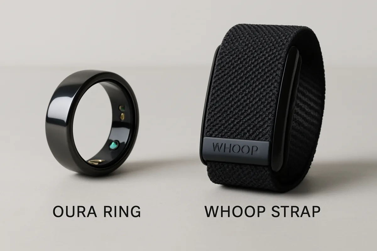 Comparison of Oura Ring and WHOOP Strap health tracking devices
