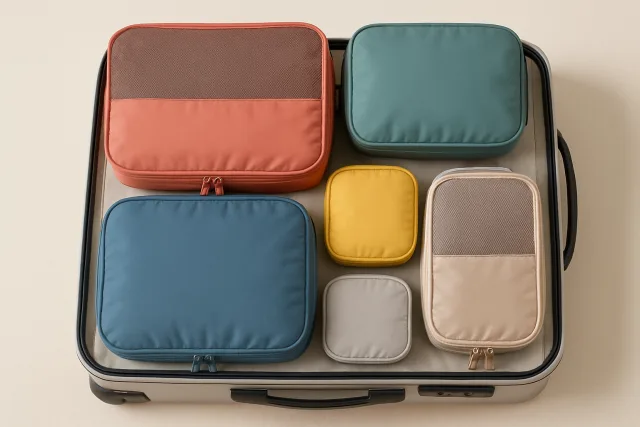 Packing cubes for organized travel