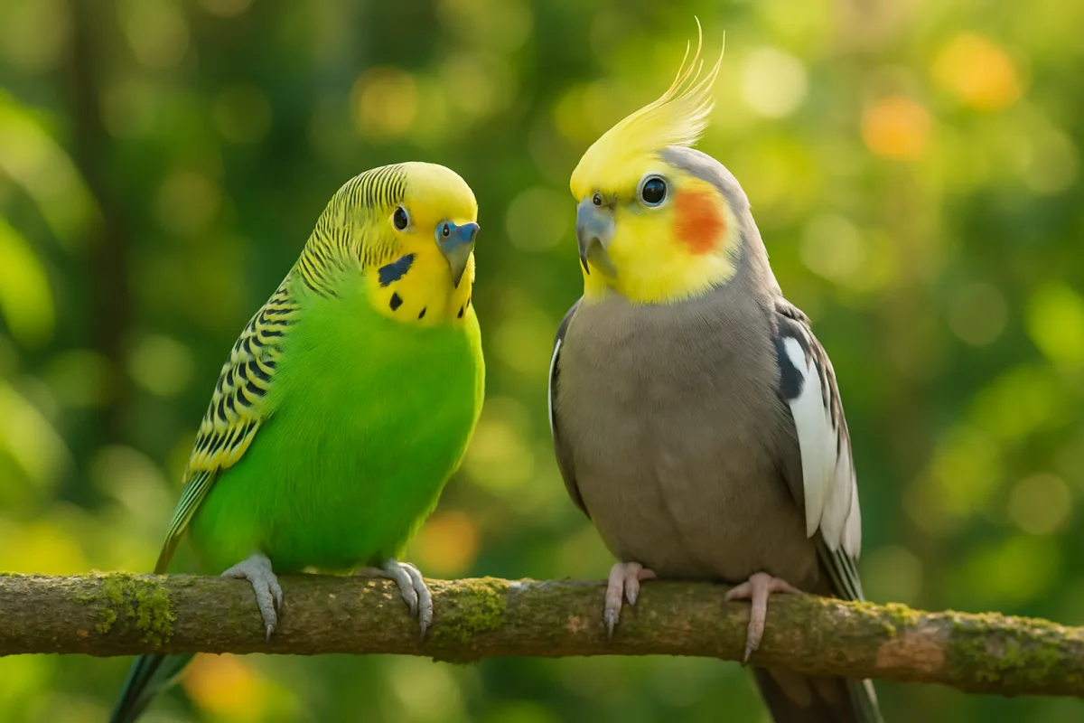 Parakeet and Cockatiel comparison