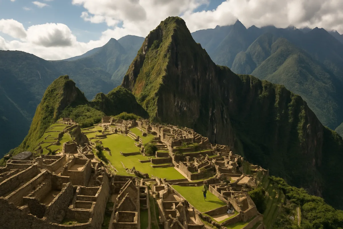 Scenic view of Machu Picchu, a key attraction in Peru.